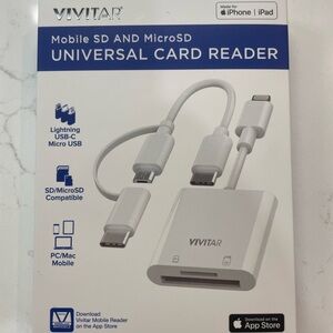 Vivitar White Universal Card Reader